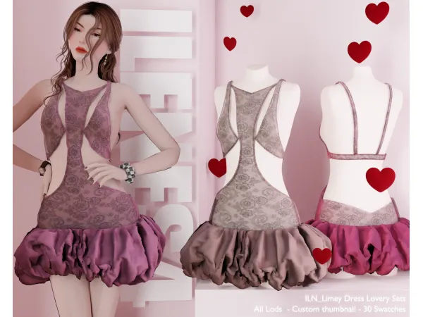 Alpha ILN Limery Set - The Sims 4 Custom Content
