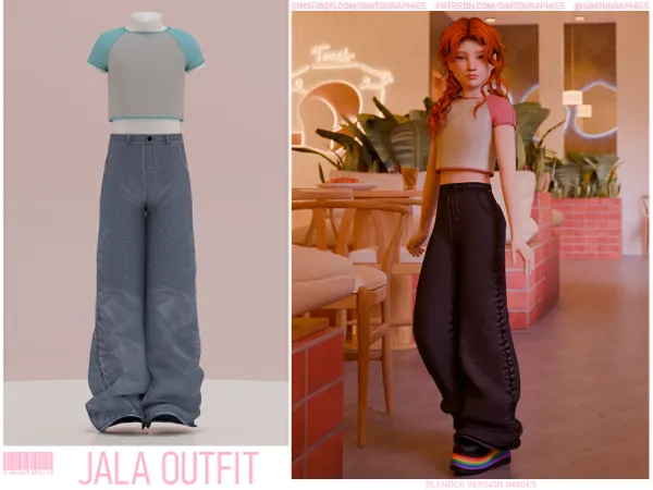 Alpha Jala Set - The Sims 4 Custom Content