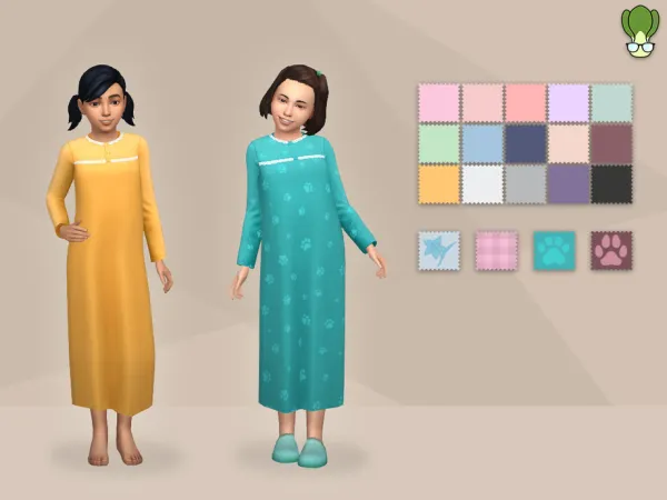 Maxis Match Children Sleepwear 1 by kapakijo - The Sims 4 Custom Content