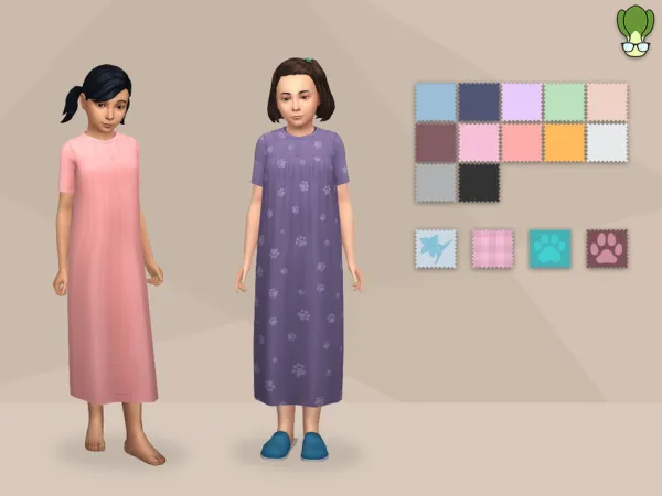 Maxis Match Children Sleepwear 2 by kapakijo - The Sims 4 Custom Content