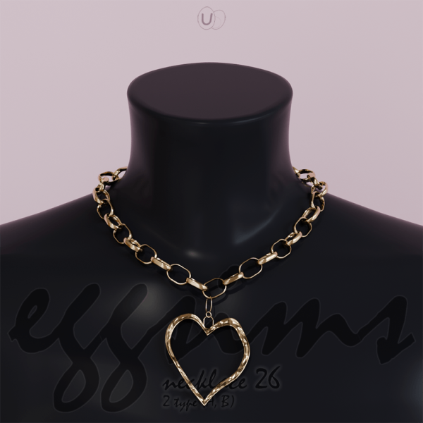 Alpha [EGGSIMS] necklace 26 by simsfinds - The Sims 4 Custom Content