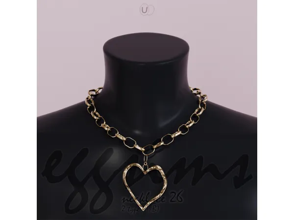 Alpha [EGGSIMS] necklace 26 - The Sims 4 Custom Content