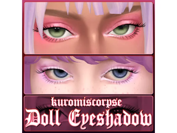 Maxis Match kuromiscorpse doll eyeshadow by ncvermvnd - The Sims 4 Custom Content