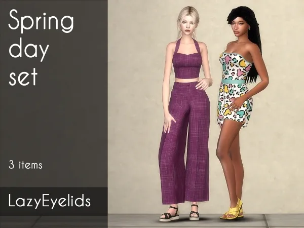 Alpha Spring day set - The Sims 4 Custom Content
