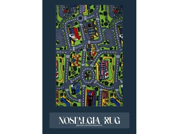 Maxis Match Nostalgia Rugs - The Sims 4 Custom Content