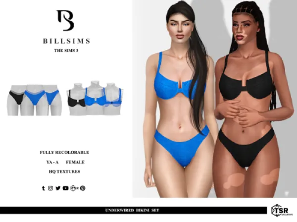 Underwired Bikini Set by billsims - The Sims 3 Custom Content