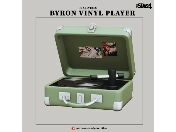 Alpha Vinyl Player - The Sims 4 Custom Content