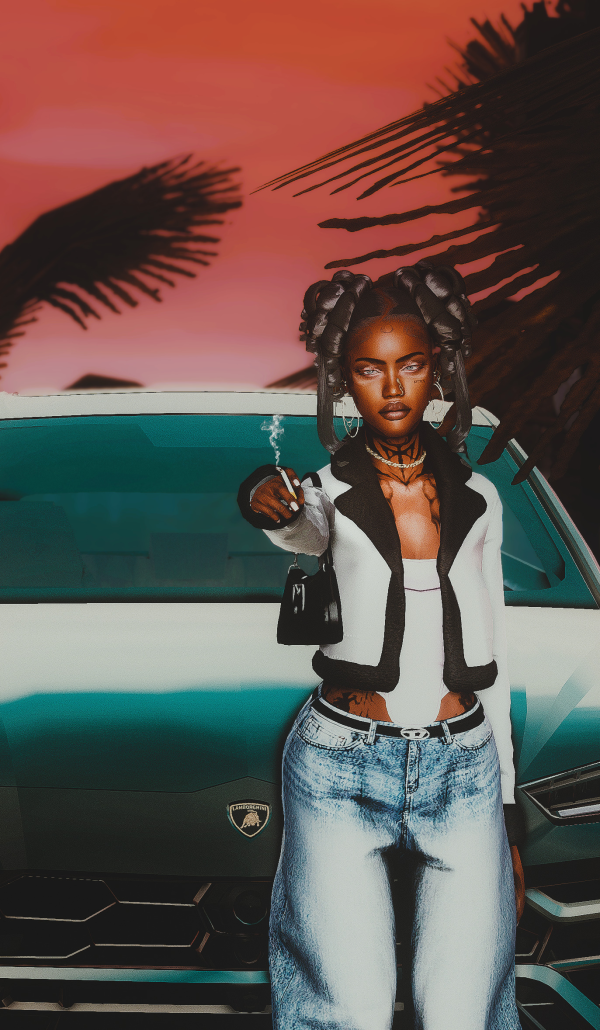 Kiegross X Brandysims_Ari Full Lace 4T3 by simsfinds - The Sims 3 Custom Content