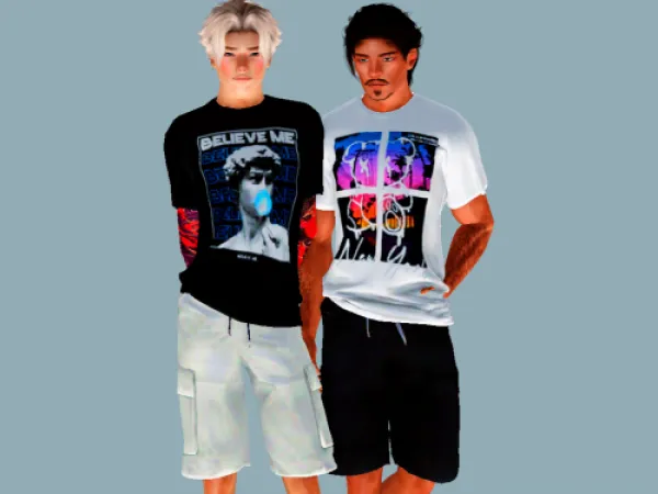 4T3 Logan Clothing Set by geminipixels - The Sims 3 Custom Content