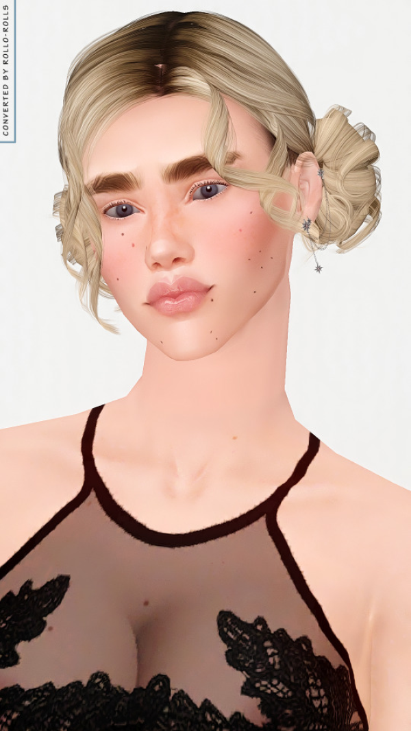 Anto Ros Hairstyle 4t3 rolls by simsfinds - The Sims 3 Custom Content