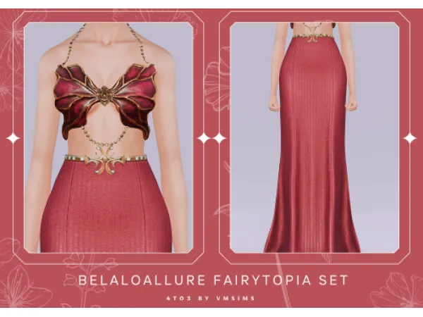 4to3 Belaloallure Fairytopia Set by VMSims - The Sims 3 Custom Content