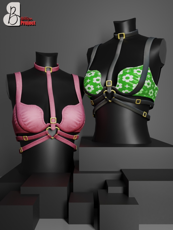Alpha BillionProject Viana Top by billion_project666 - The Sims 4 Custom Content