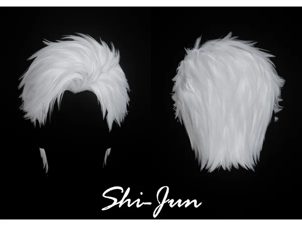 Alpha [shi] Sylus hair - The Sims 4 Custom Content