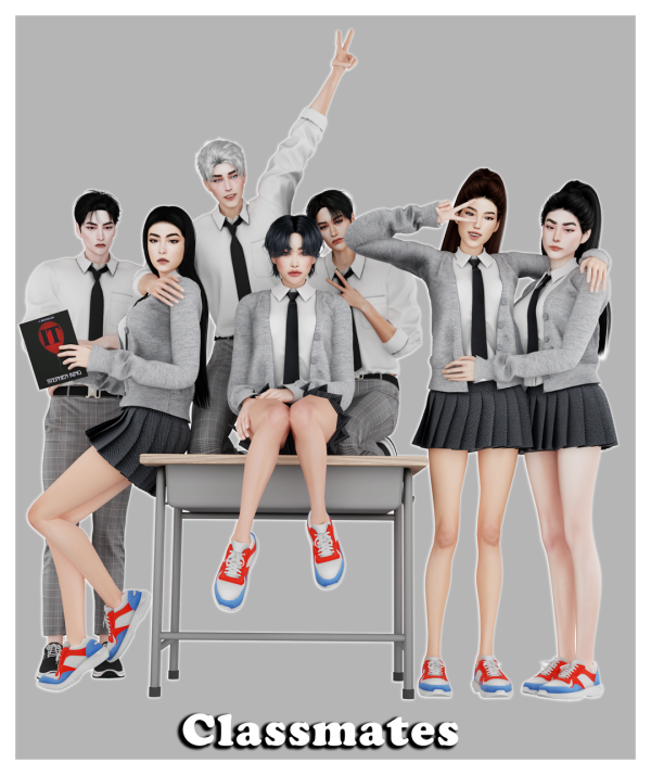 Mix Classmates by simmer_creator - The Sims 4 Custom Content