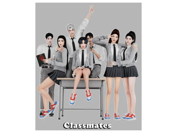 Mix Classmates by simmercreator - The Sims 4 Custom Content