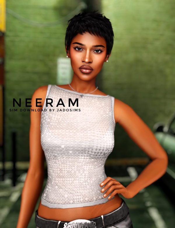Alpha Neelam (Sim Download) by shopwithflynnn - The Sims 4 Custom Content