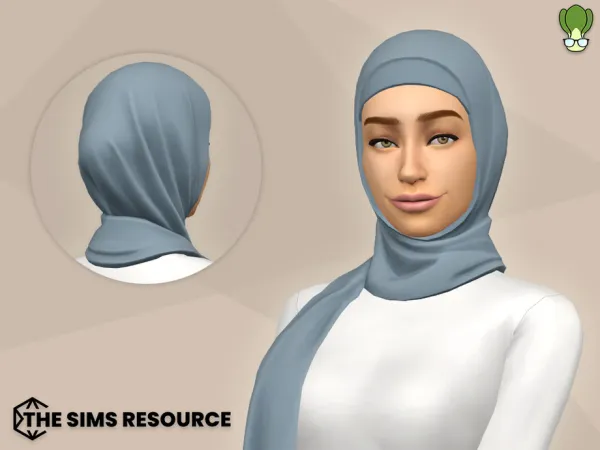 Maxis Match Modest Wear Hijab 10 by kapakijo - The Sims 4 Custom Content