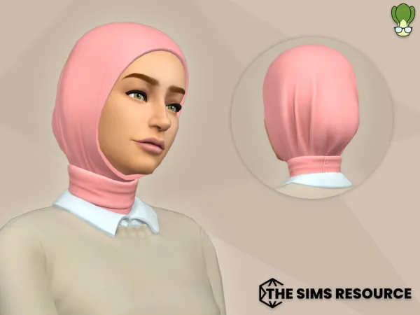 Maxis Match Modest Wear Hijab 11 by kapakijo - The Sims 4 Custom Content