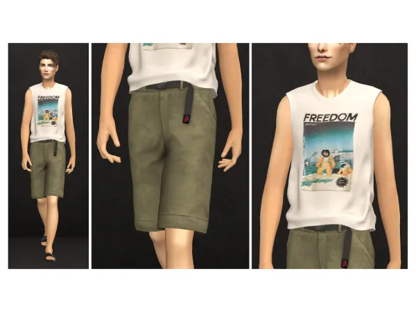 BASEam tm top and bottom by Lindasims - The Sims 2 Custom Content