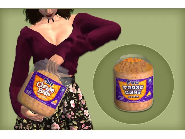 jacky93sims Cheese Balls Snack for - The Sims 2 Custom Content