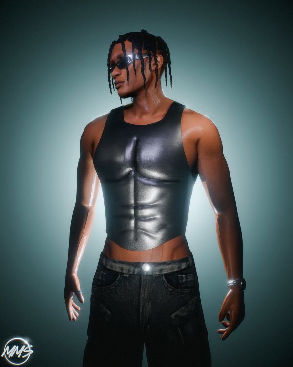 Alpha UTOPIA ARMOR by simsfinds - The Sims 4 Custom Content