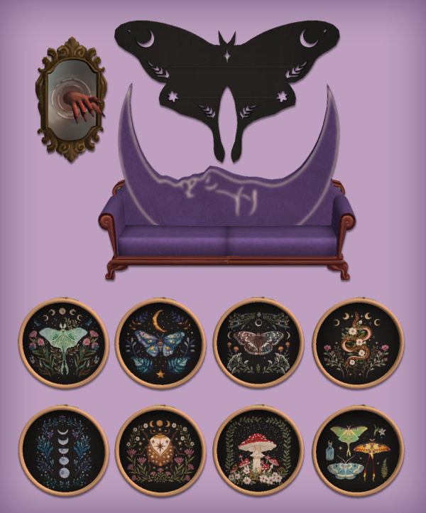 Bewitched Set for by simsfinds - The Sims 2 Custom Content