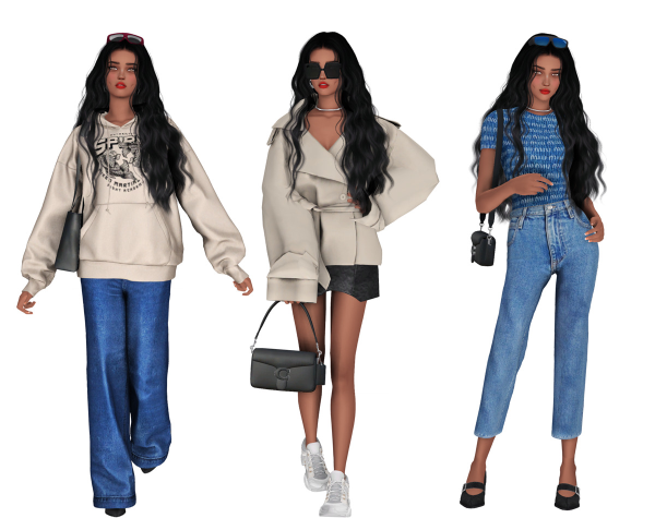 Alpha Daily Lookbook 79 by simsfinds - The Sims 4 Custom Content