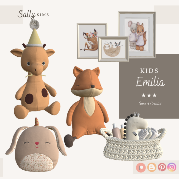 Alpha Kids EMILIA by sally4sims - The Sims 4 Custom Content