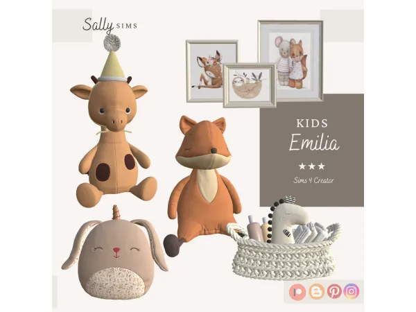 Alpha Kids EMILIA - The Sims 4 Custom Content