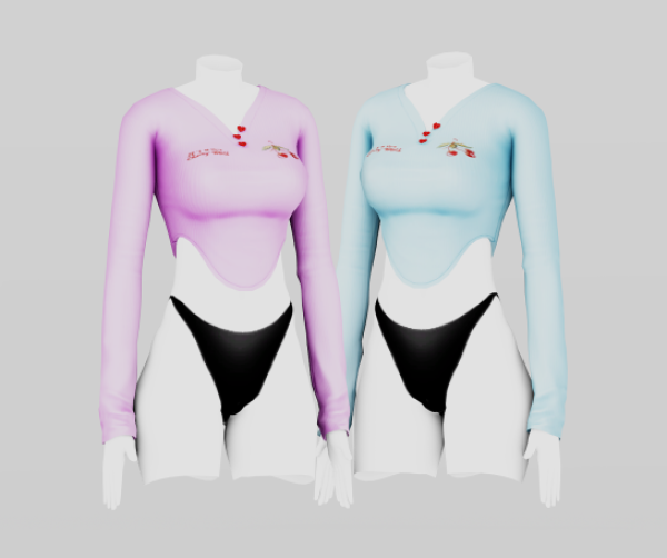 BASE AF TF top by simsfinds - The Sims 2 Custom Content