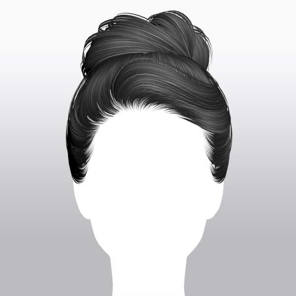 Alpha SSalon hair 5 by ssalon - The Sims 4 Custom Content