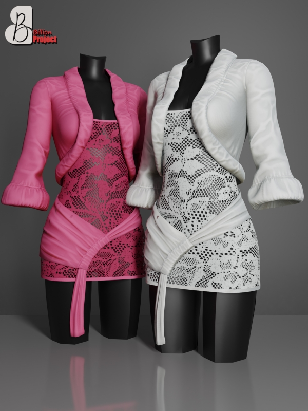 Alpha BillionProject Cristy Dress by billion_project666 - The Sims 4 Custom Content