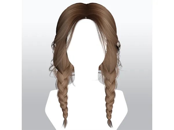 Alpha SSalon hair 10 - The Sims 4 Custom Content
