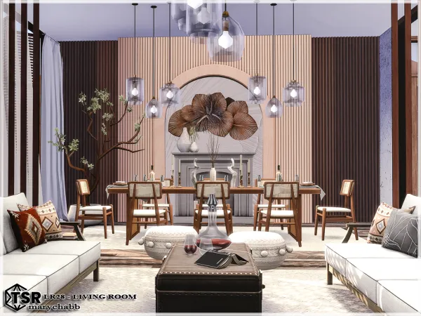LR28 - Living Room with Dining area