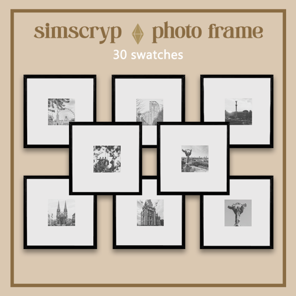 Mix Photo frame by simsfinds - The Sims 4 Custom Content