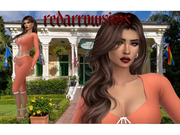 Alpha LEAH FAIRCHILD by RedArrowSims - The Sims 4 Custom Content