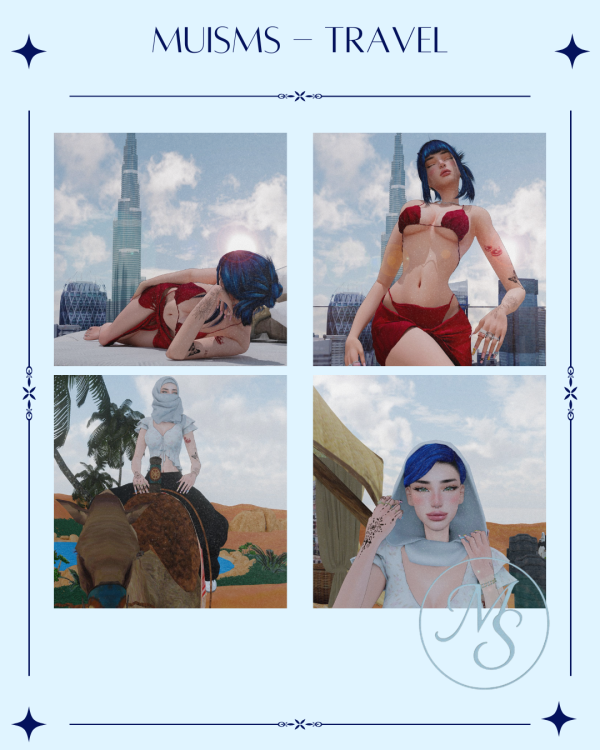 Mix MuiSms Travel by simsfinds - The Sims 4 Custom Content