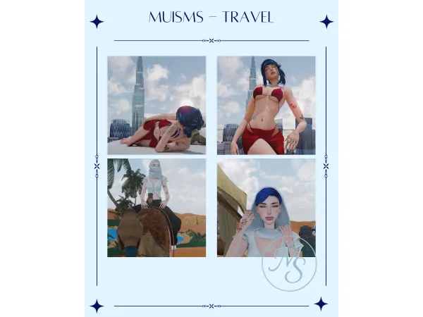 Mix MuiSms Travel - The Sims 4 Custom Content