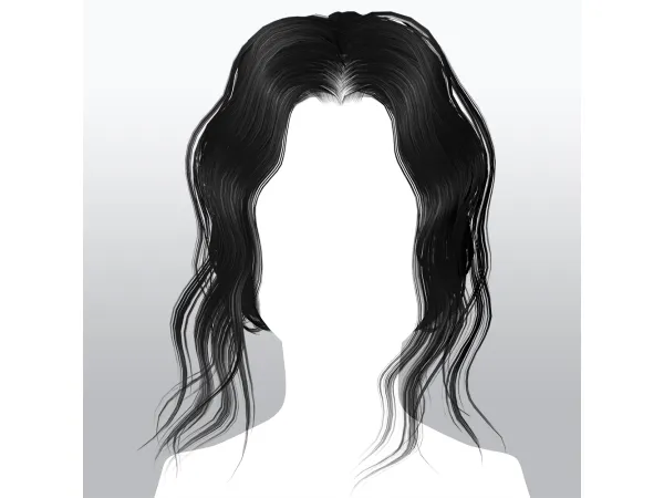 Alpha SSalon hair 18 - The Sims 4 Custom Content