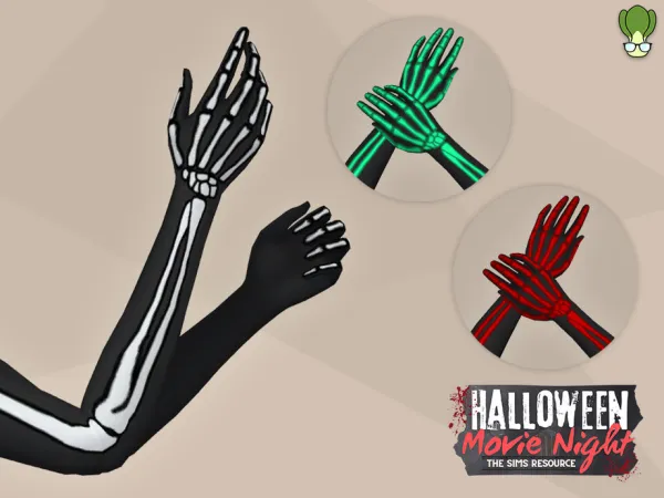 Maxis Match Skeleton Gloves by kapakijo - The Sims 4 Custom Content
