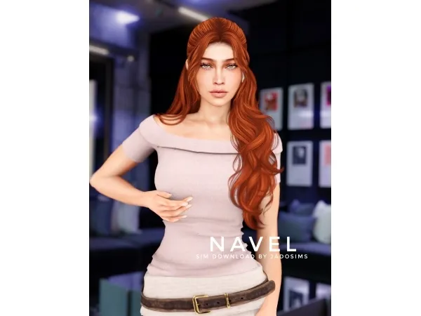 Alpha Navel u2661 (Sim Download) - The Sims 4 Custom Content