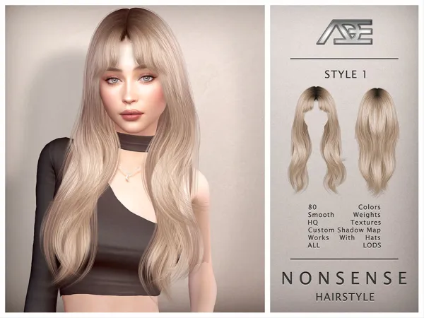 Alpha Nonsense Style 1 by Ade_Darma - The Sims 4 Custom Content