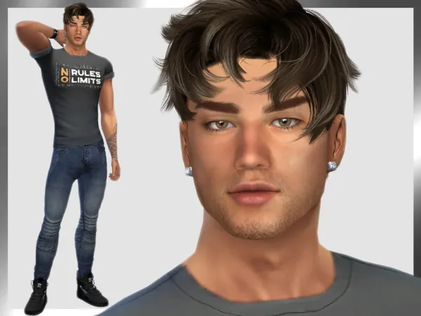 Mix Oliver Parker - The Sims 4 Custom Content