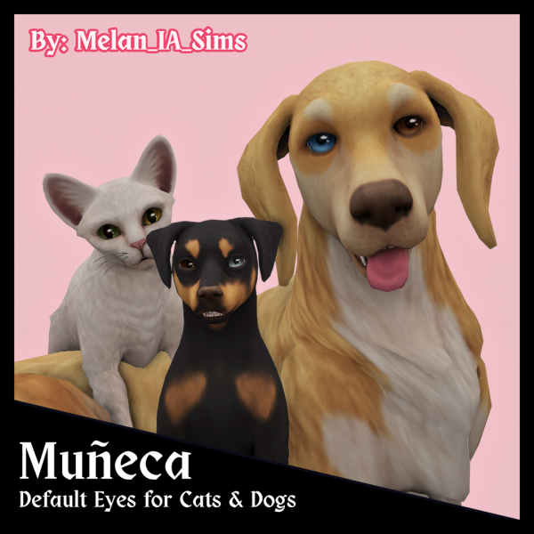 Maxis Match Mua Cats Dogs Eyes by simsfinds - The Sims 4 Custom Content