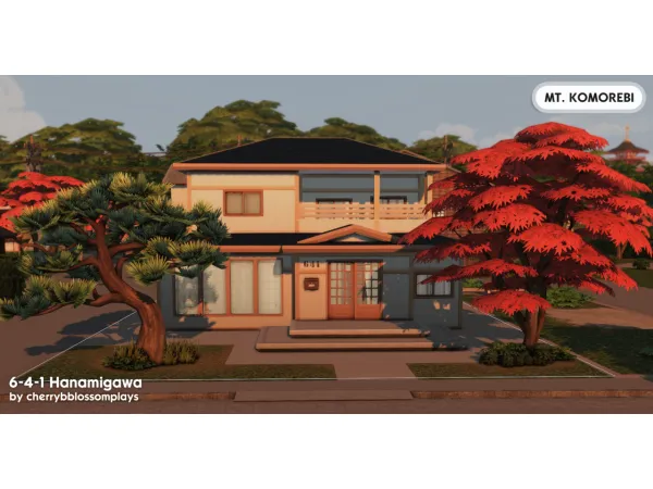 Maxis Match 6 4 1 Hanamigawa by cherrybblossomplays - The Sims 4 Custom Content