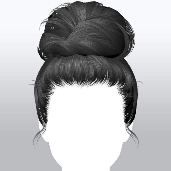 Alpha SSalon hair 36 by ssalon - The Sims 4 Custom Content