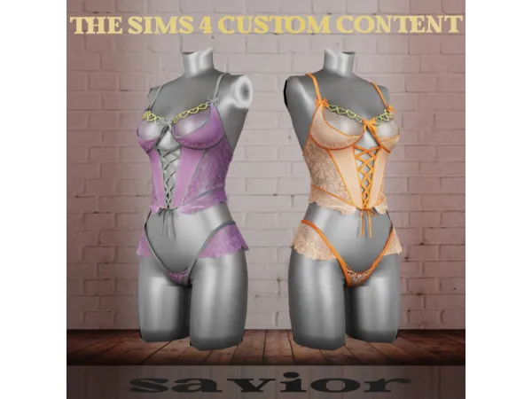 Alpha Svr_Leys Lingerie - The Sims 4 Custom Content