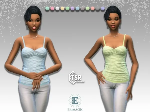 Mix erinaok womens top 051725 - The Sims 4 Custom Content