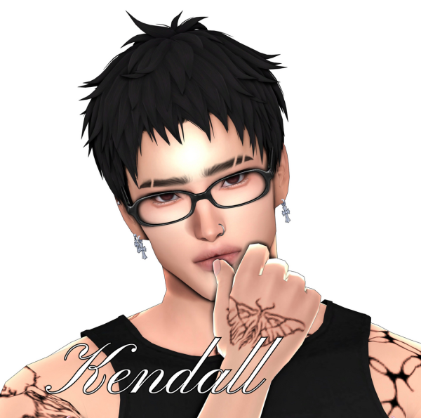 Maxis Match kendall sim download by simsfinds - The Sims 4 Custom Content