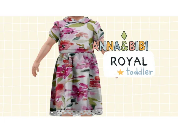 Maxis Match Royal_TODDLER [AnnaBibi] - The Sims 4 Custom Content